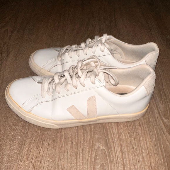 Veja Shoes - Veja Esplar “Bria” White Sneakers – Women’s Size 8